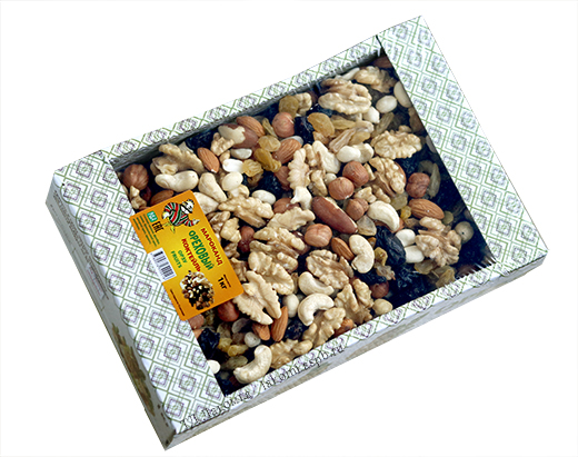 Смесь орехов и сухофруктов "Микс" (8 компонентов) 1 кг