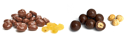 Изюм и орехи в шоколаде постный полезный продукт