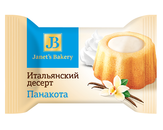 Десерт "Janets Bakery" Панакота (Итальянский десерт) 180г (36г/5шт)