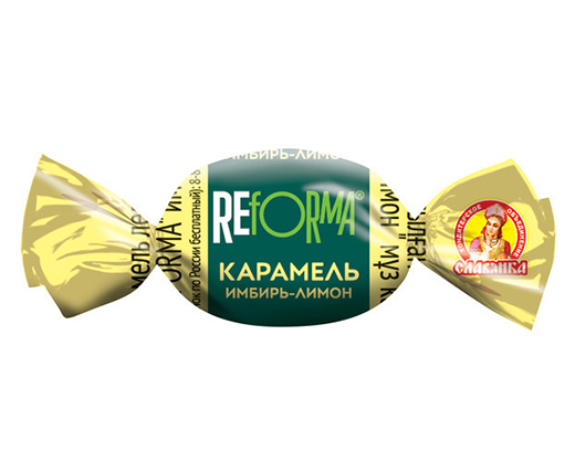 Карамель умельченная Reforma (Реформа) имбирь и лимон