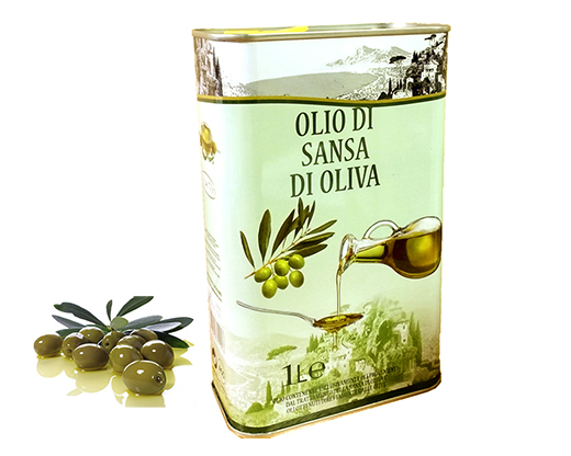Масло оливковое Sansa (Pomace) рафинированное 95% + нерафинированное 5% в ж.б. 1 л.