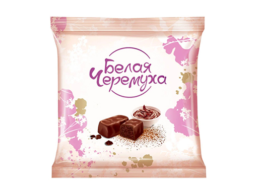 Конфеты шоколадные Белая Черемуха (вкус рома) 1  як518
