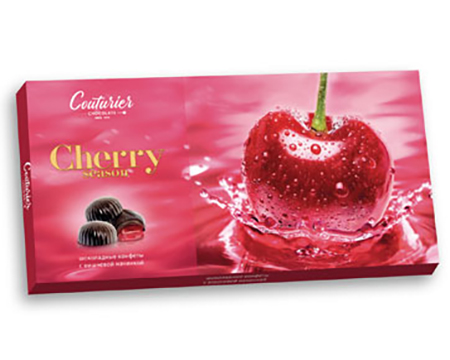 Конфеты в коробках Ш.Кут. Cherry season 210г (вишневая начинка)