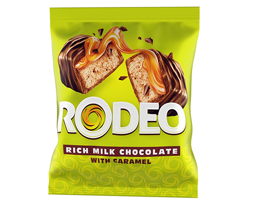 Конфеты Rodeo (Родео) карамель, нуга, молочный шоколад (пакет 500г) нк839 