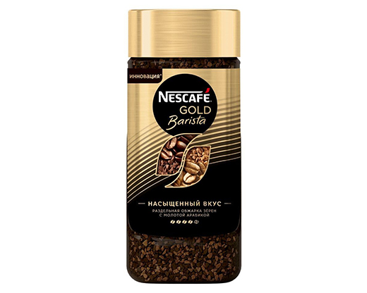 Кофе растворимый Nescafe Gold Barista (Нескафе Голд) 85гр стекло