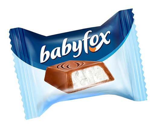 Конфеты шоколадные BabyFox mini c молочной начинкой  ук803