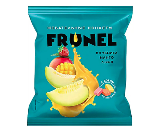 Конфеты Frunel (Фрунель) вкус клубника, манго, дыня   рвк330