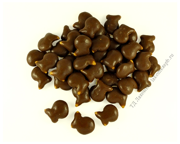 Драже РЫБКА крекер в шоколадной глазури 1кг (ос956)