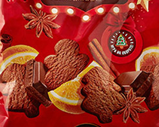 Новогоднее печенье сдобное. Новогодняя коллекция с шоколадом и пряностями (весовое) БрянКонфи