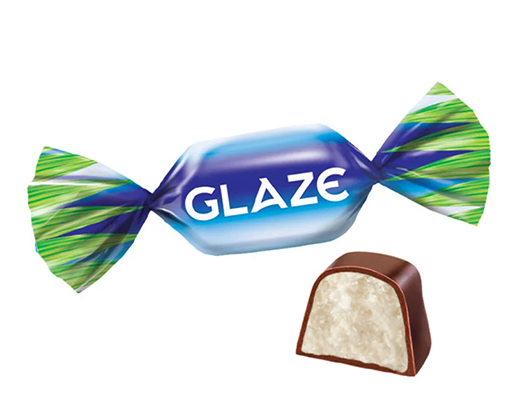 Конфеты Глэйс (Glaze) вкус кокосовых сливок 500г вк275