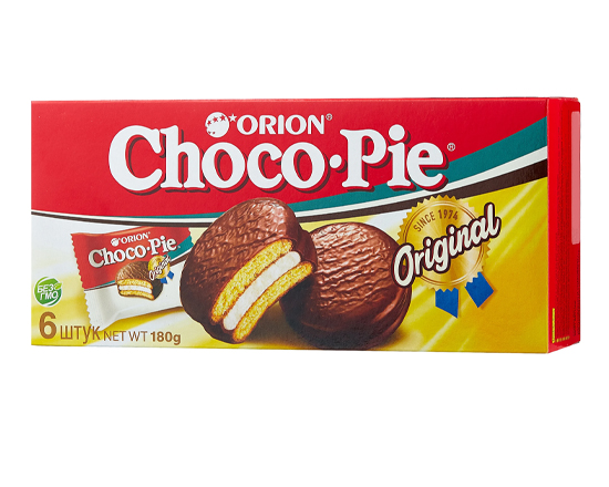 Печенье Бисквитное Choco-Pie (ЧокоПай) 30г/6шт (180г)