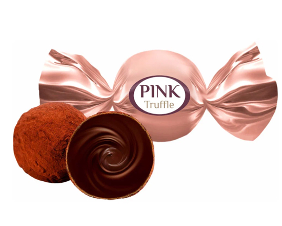 Конфеты шоколадные "Pink Truffle" (Пинк Труффле) с шоколадным кремом 1