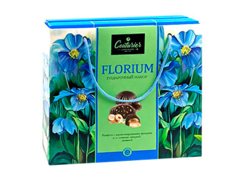 Конфеты в коробках Ш.Кут. "Флориум" 170г Голубые цветы (в пакете)
