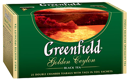 Чай Гринфилд черный Голден Цейлон 2гр/25 пак.