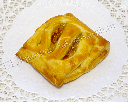 Печенье сдобное Штруделек с яблоком 2