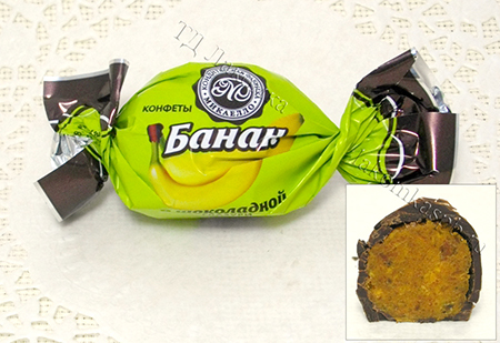 Конфеты Банан в шоколадной глазури 3