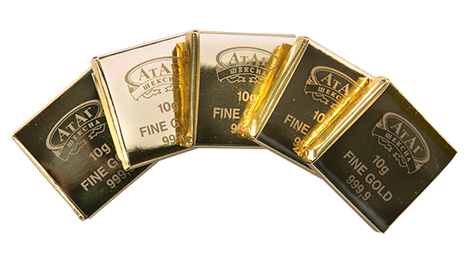 Шоколад весовой ДЕСЯТЬ грамм золота 6 вкусов (шоколадки по 10 гр) 3 кг КФ АтАг