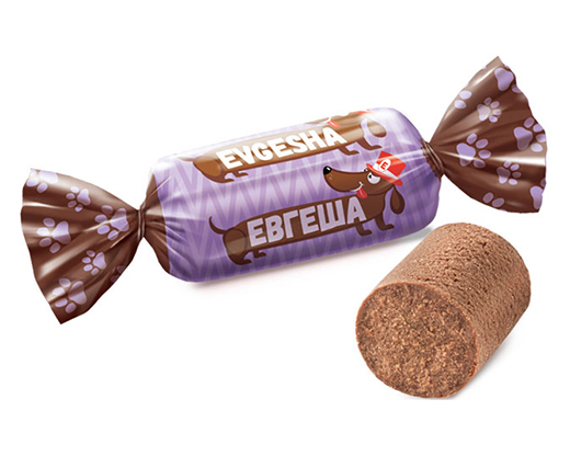 Конфеты Батончик Евгеша (вкус какао и вафельная крошка) нк542/нк562