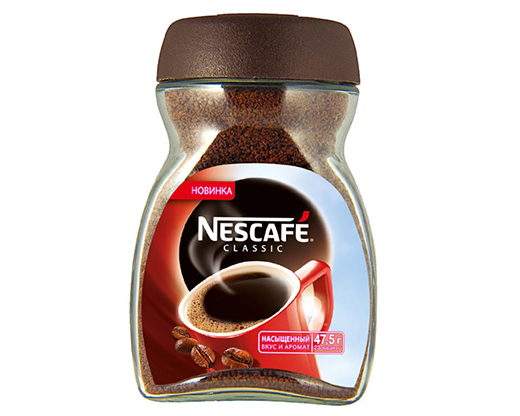 Кофе растворимый Nescafe Classic гранулированный (Нескафе Классик) 47.5гр