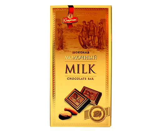 Шоколад Молочный 90г Спартак