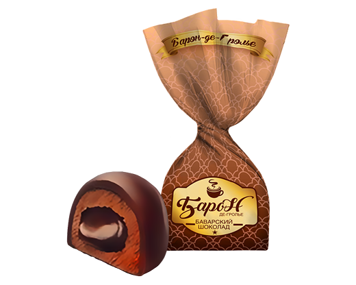 Конфеты шоколадные Барон-де-Гролье "баварский шоколад" 2.2 кг (4мес) ФнТ