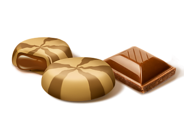 Ирис БонАмур с мягкой начин. Шоколадный Вкус (900гр) 